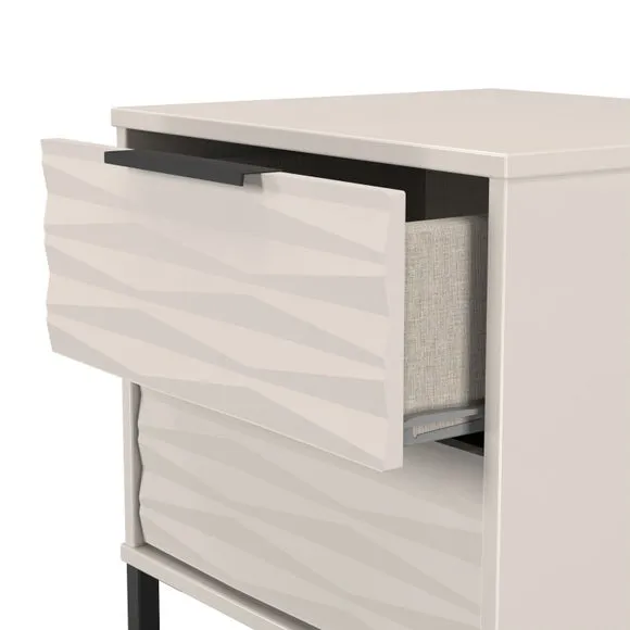 Tuxford 2 Drawer Bedside Table 6