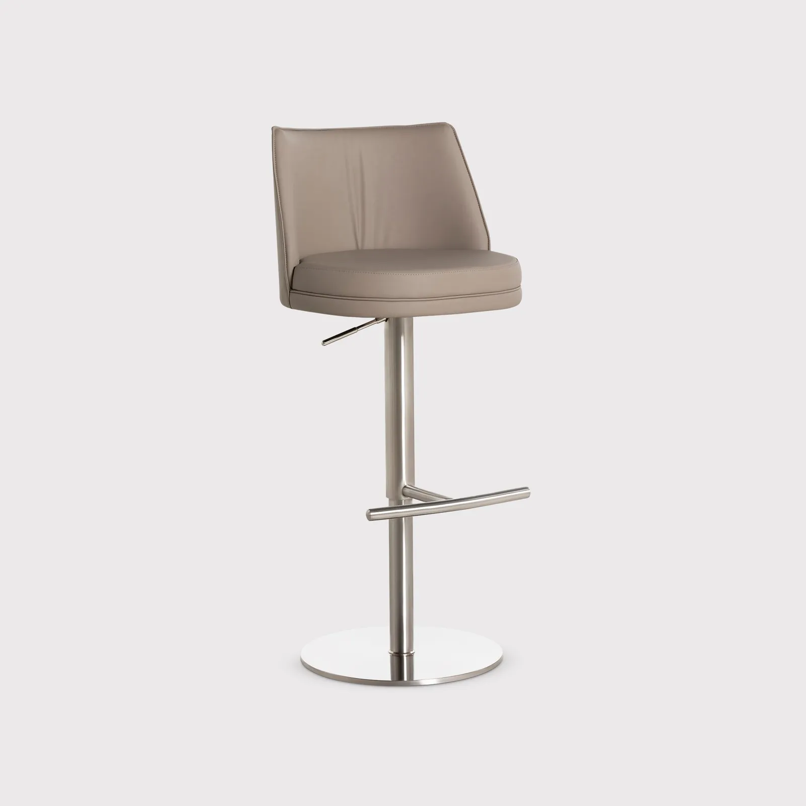 Albion Barstool, Grey Leather | Barker & Stonehouse 4