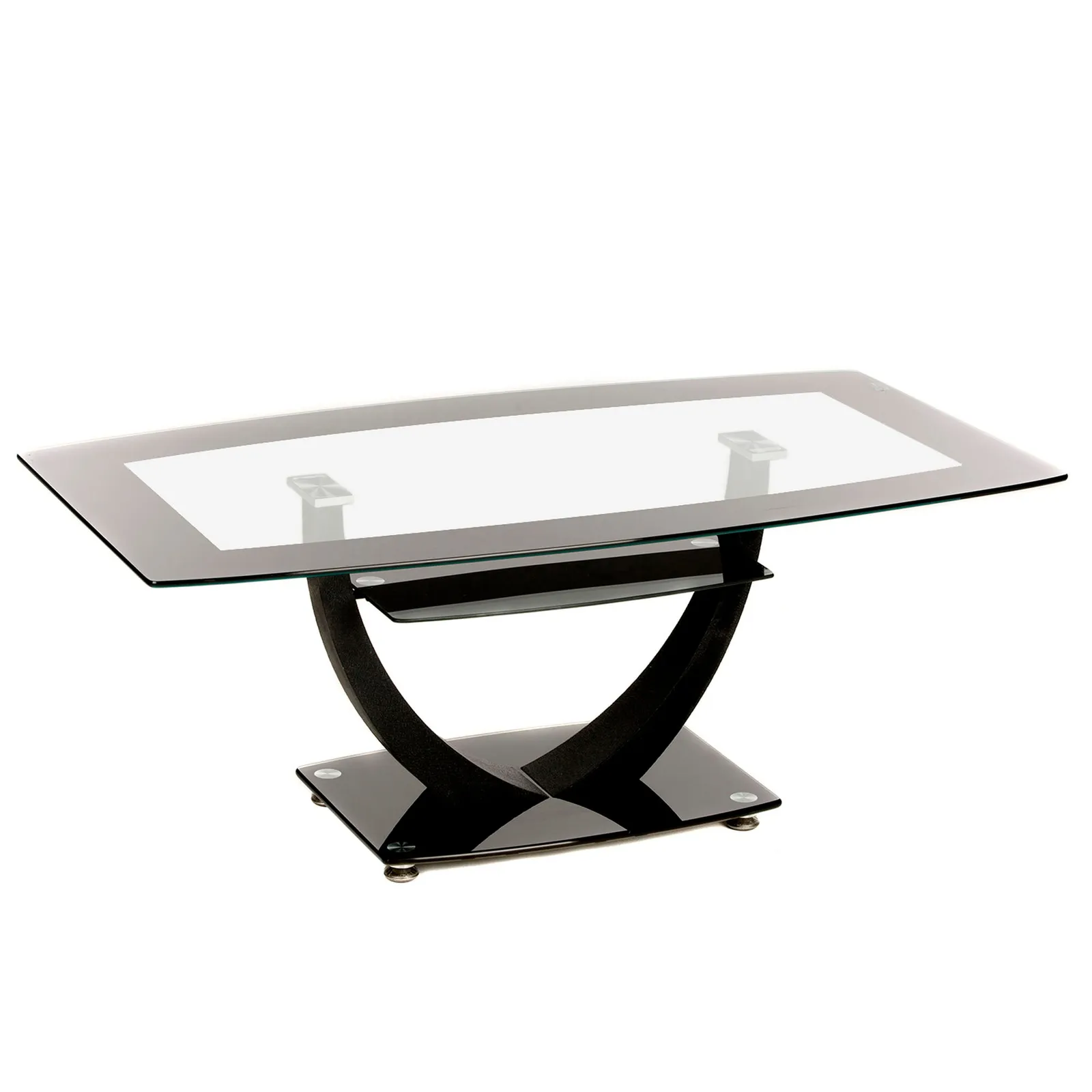 Henley Glass Coffee Table Black