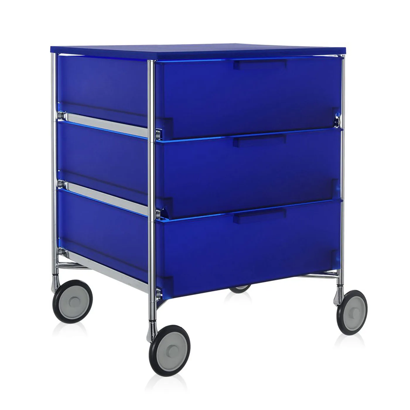 Kartell Mobil 3 Drawer Cobalt