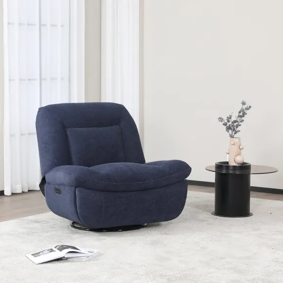 Image Furnishings Ebba Boucle Swivel Rocker Recliner Chair