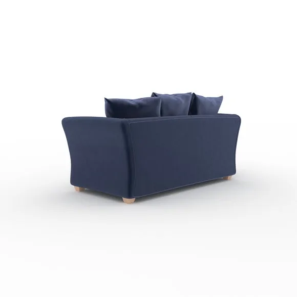 Emmett Velvet 2 Seater Double Sofa Bed 5
