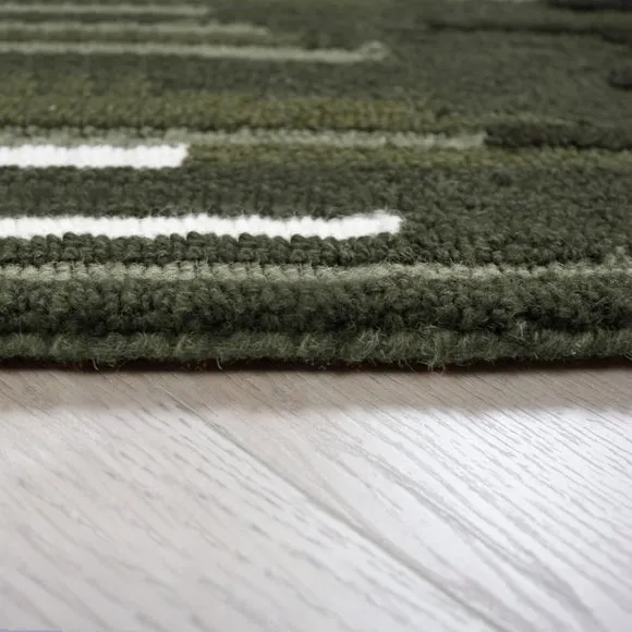 Seren Abstract Wool Rug 4