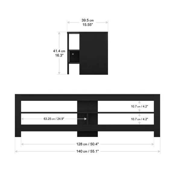 AVF Calibre Wide TV Stand for TVs up to 65” 5