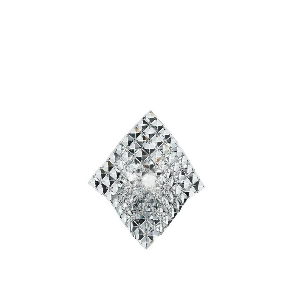 Netlighting RUMBA Wall Light Transparent Crystal 25x29cm in Clear