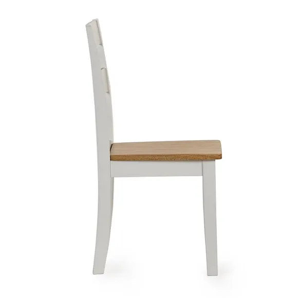 Return - Lindwood Set Of 2 Dining Chairs, Rubberwood 6