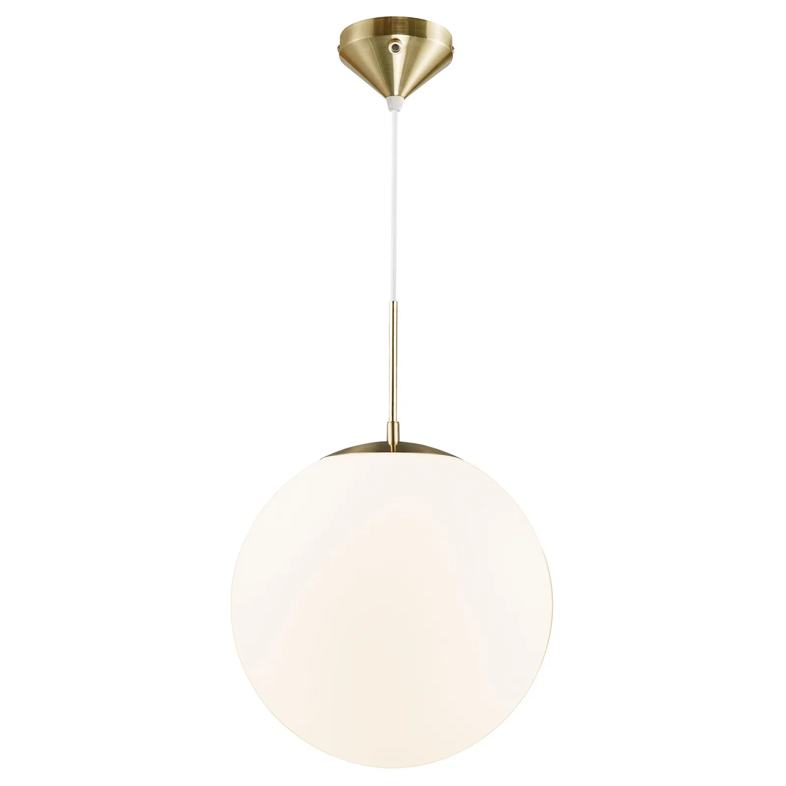Nordlux Grant Pendant Light Brass Glass Dining Room E27 Mains 35cm in Gold 2
