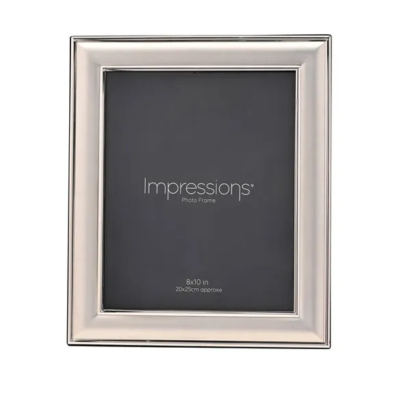 Impressions Silver Plated Border Edge Photo Frame 2