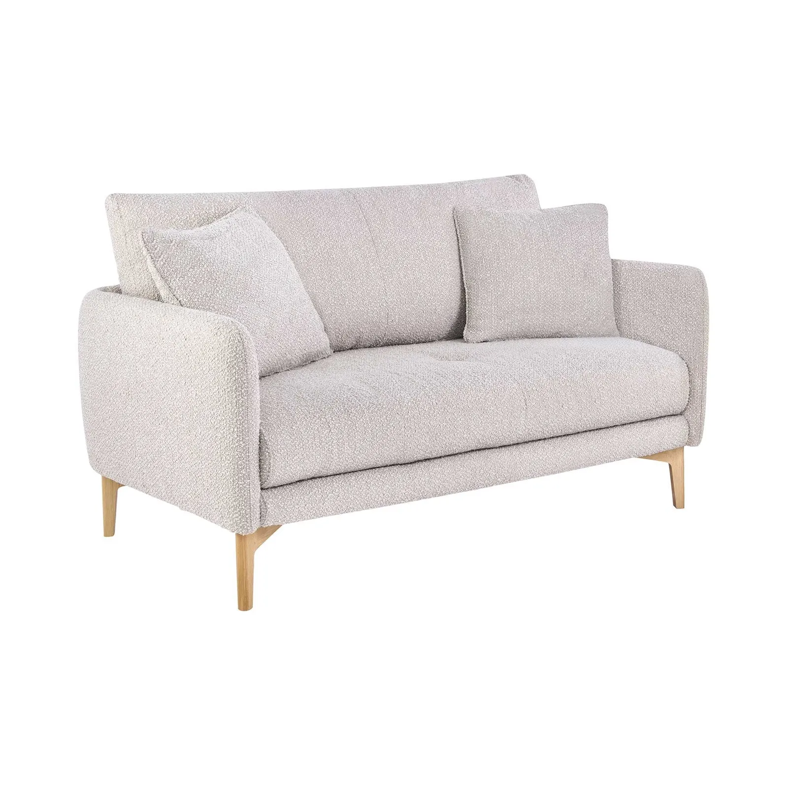 Ercol Aosta Small Sofa, Neutral Fabric | Barker & Stonehouse 2