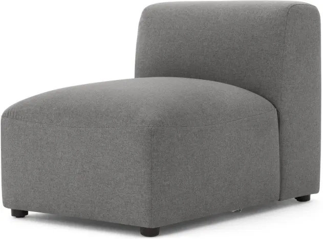 Juno modular single seat, Marl Grey