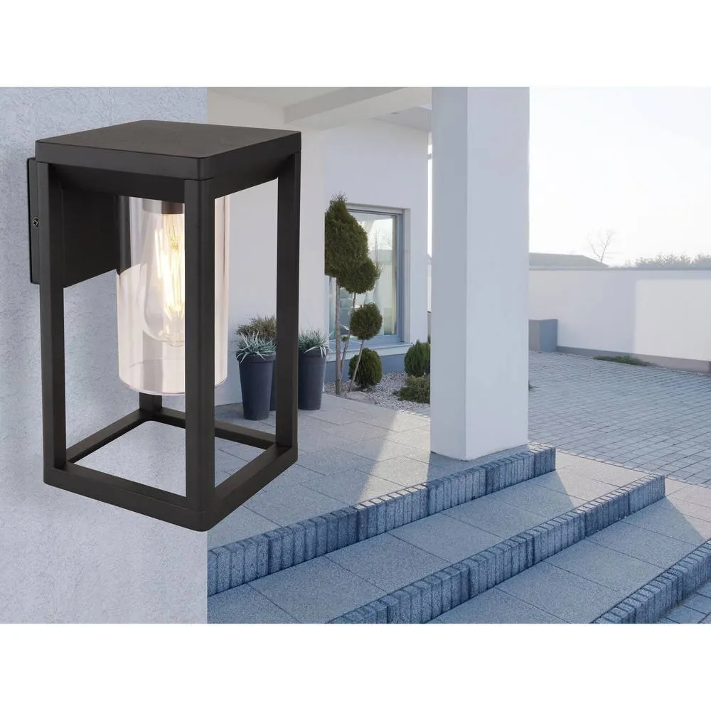 Netlighting Candela Outdoor Wall Lantern Matt Black 1x E27 6