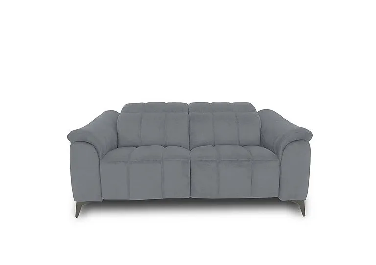Angelo Fabric 2 Seater Sofa - Velvet Grey