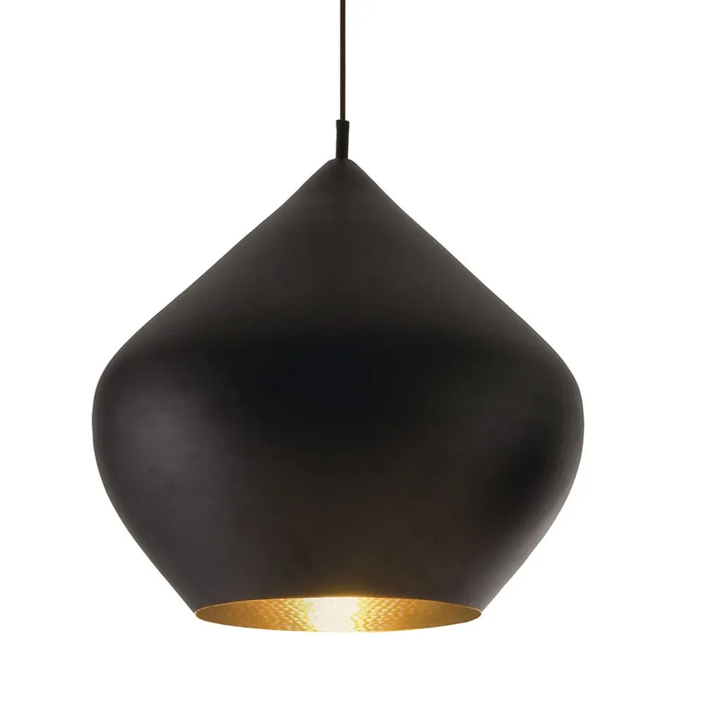 Heal's Beat LED Stout Pendant Light Black 2