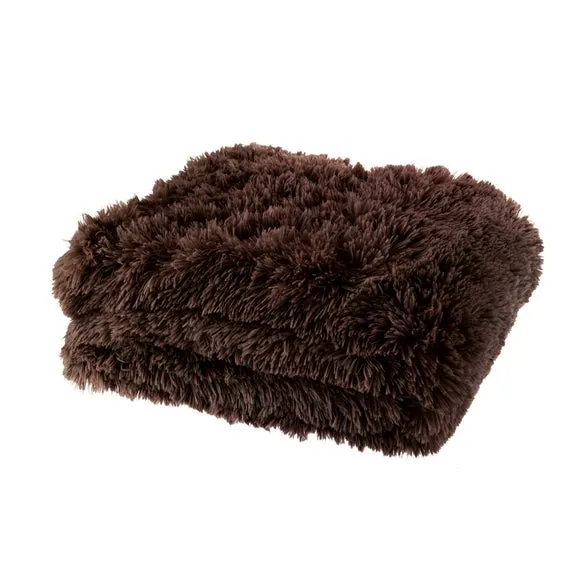 Catherine Lansfield Cuddly Deep Pile Throw Blanket 5