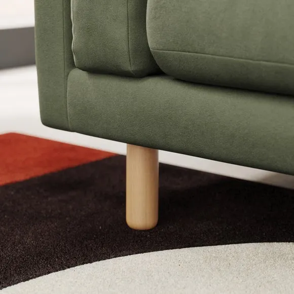Newton Matte Plush Velvet Snuggle Chair 5
