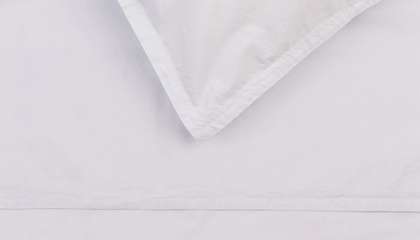 Heal's Washed Cotton Soft Grey Pillowcase