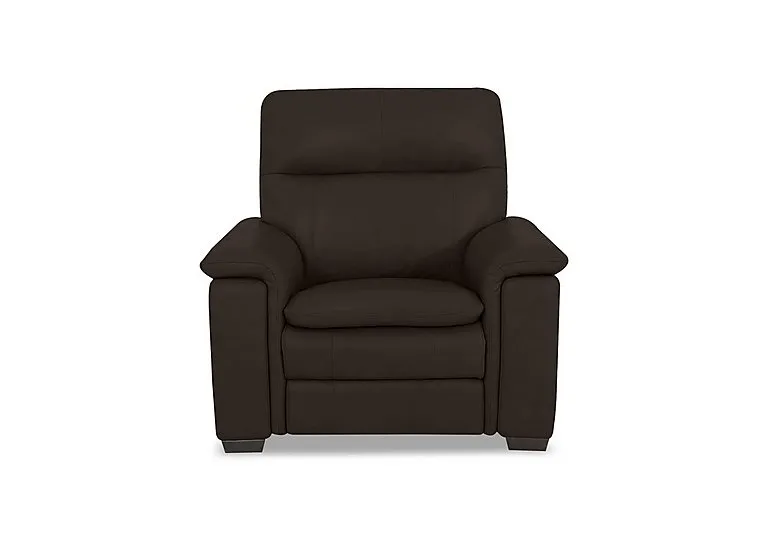 Recharge Leather Power Recliner Armchair with Power Headrest - Dark Chocolate - Sofas and Armchairs - In Time for Christmas