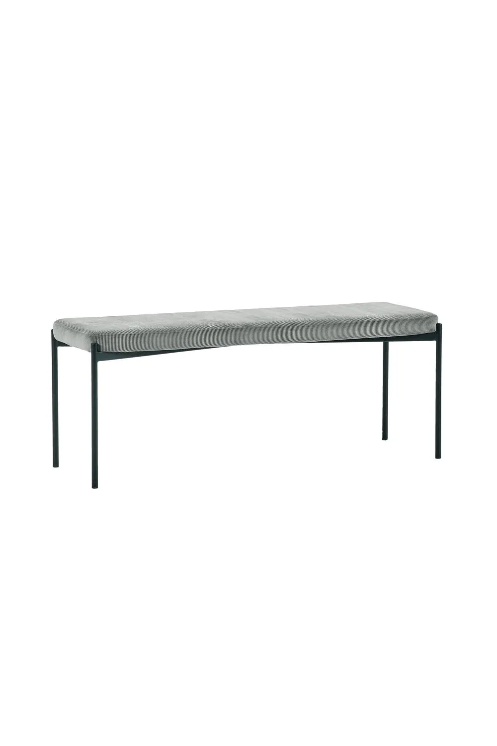 Julian Bowen Leonie 2 Seater Upholstered Dining Bench in Grey 5
