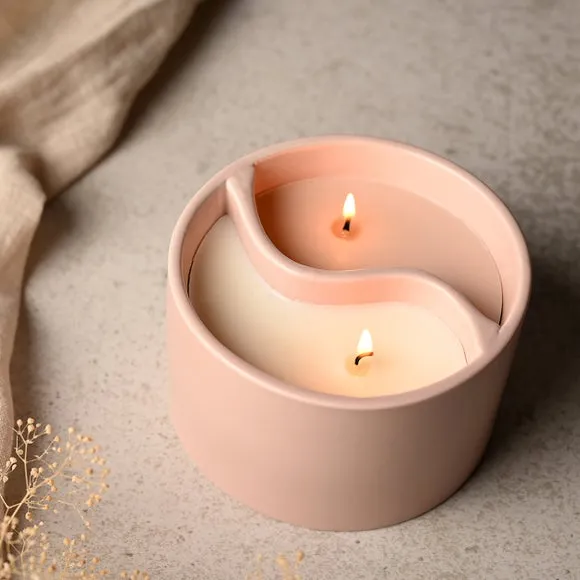 Serenity Yin Yang Breathe & Flow Ceramic Candle