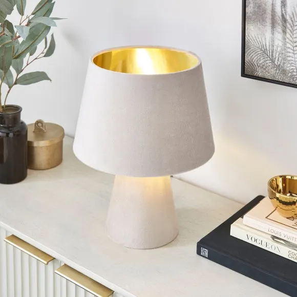 Nesa Velvet Table Lamp 1