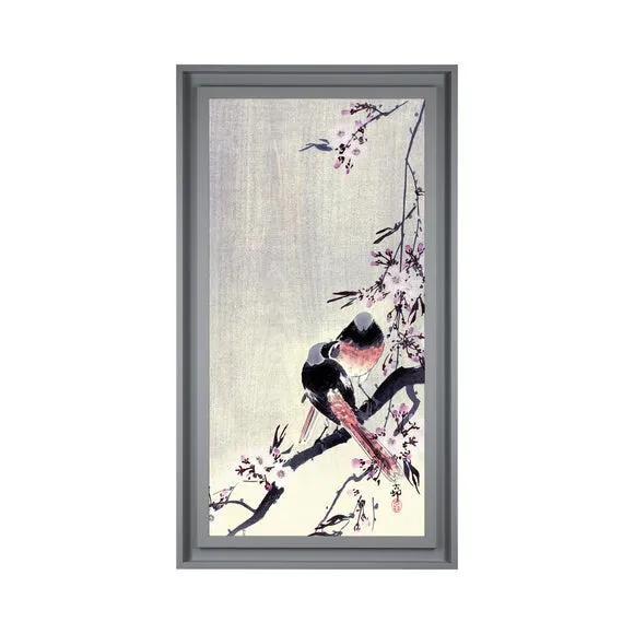 The Art Group Premium Edit Redstart on Cherry Branch Framed Print 2
