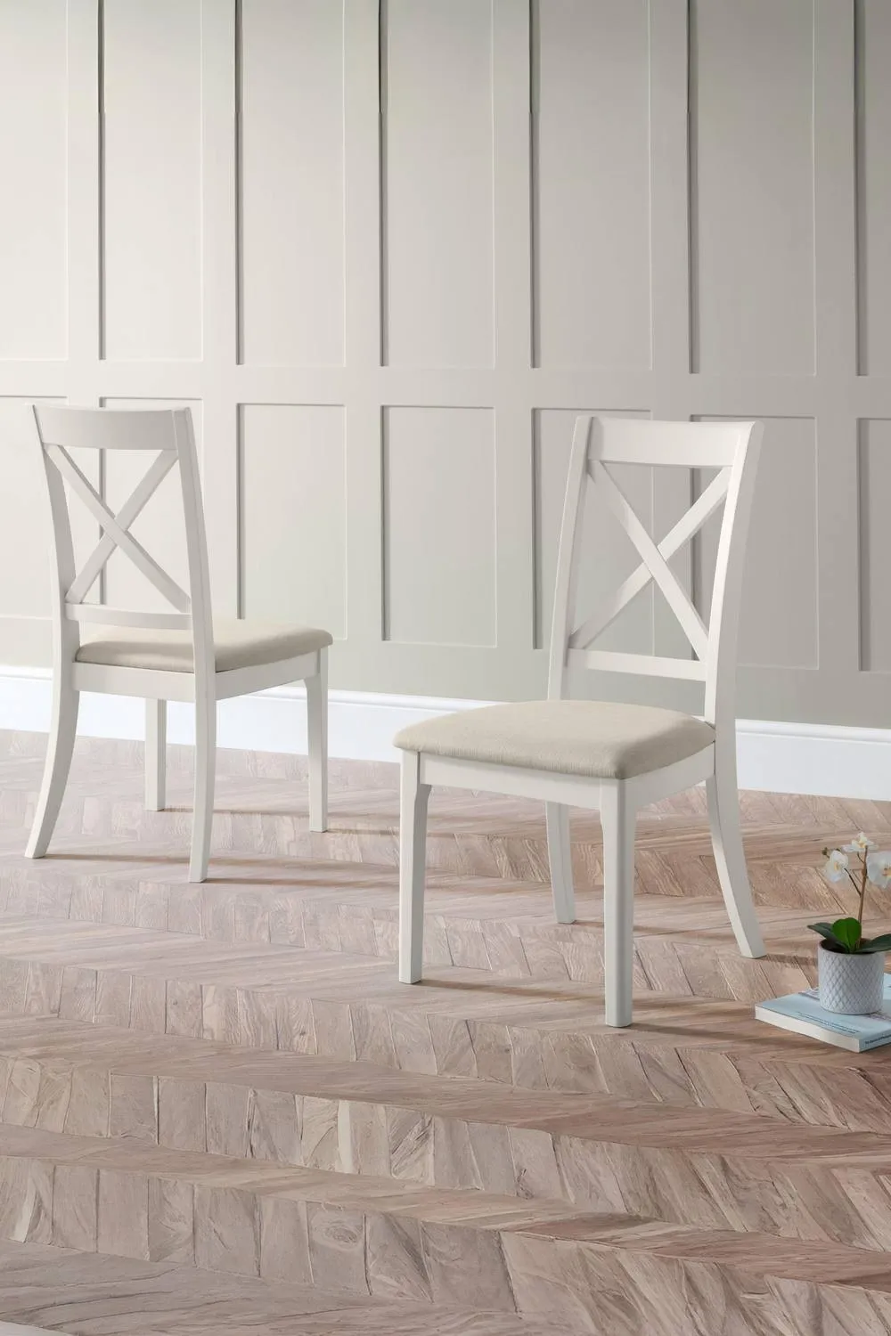 Julian Bowen Provence Dining Chair (Set of 2) in Grey