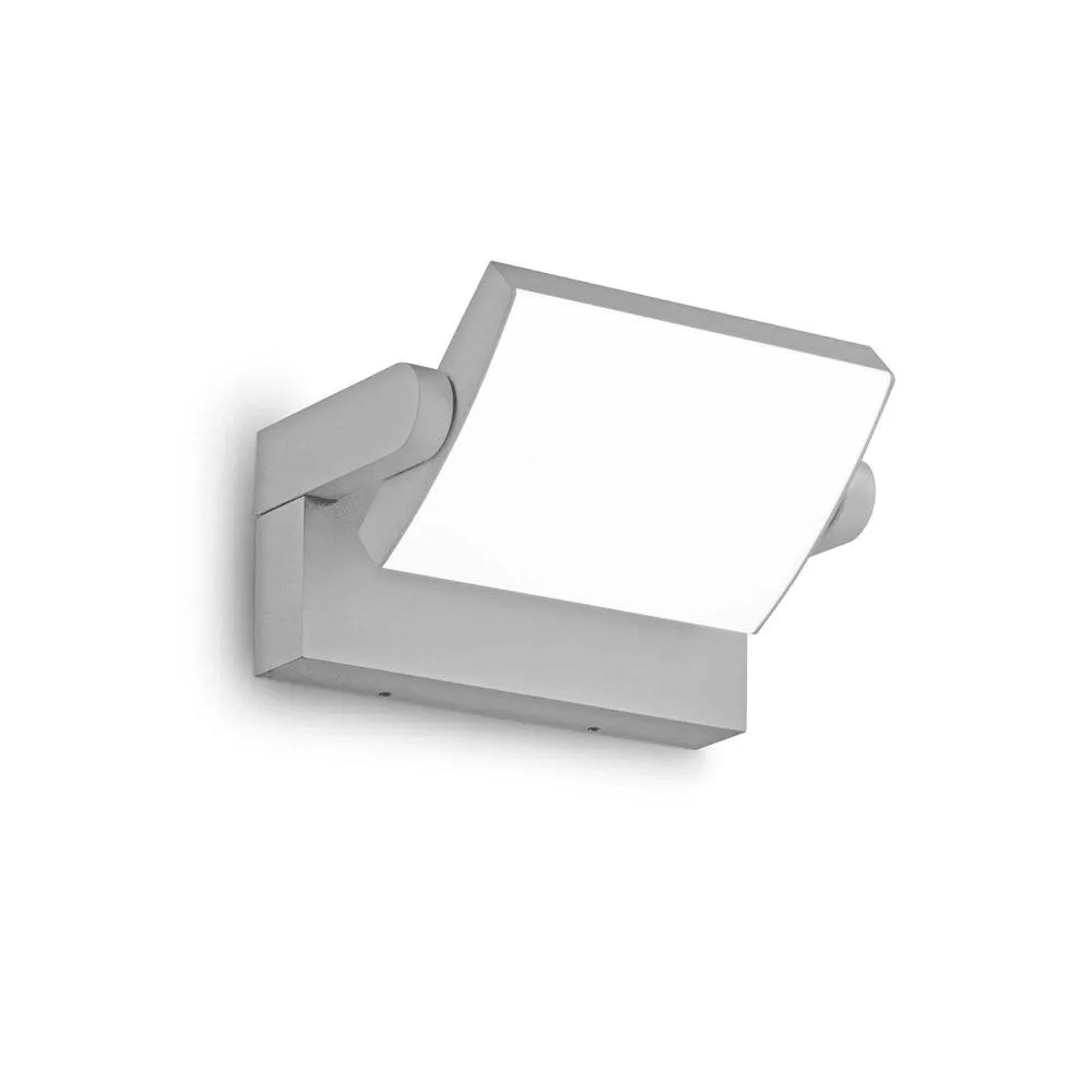 Netlighting Swipe Integrated LED Outdoor Down Wall Lamp Grey 2000Lm 3000K IP54