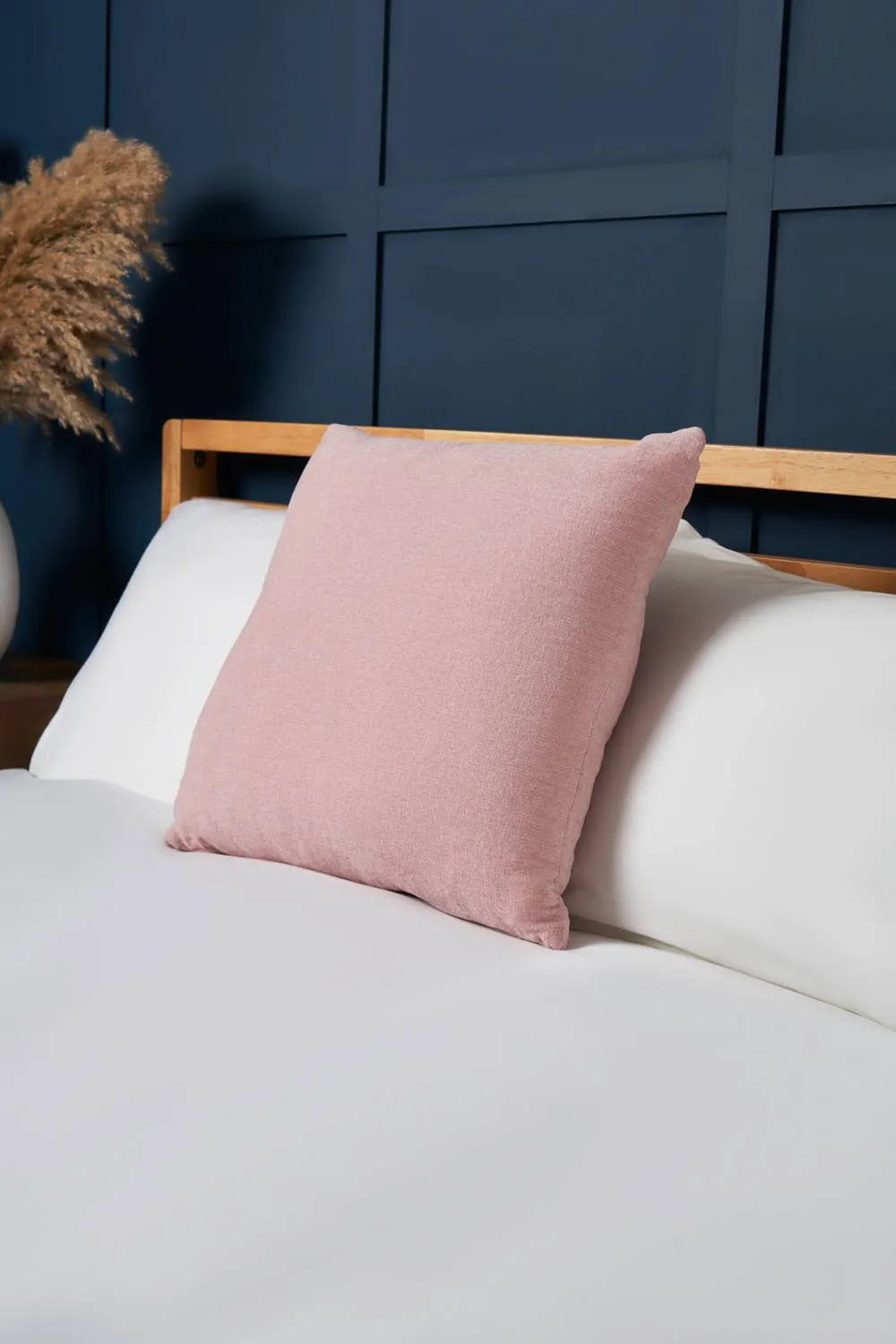 BHS Chenille Cushion in Pink