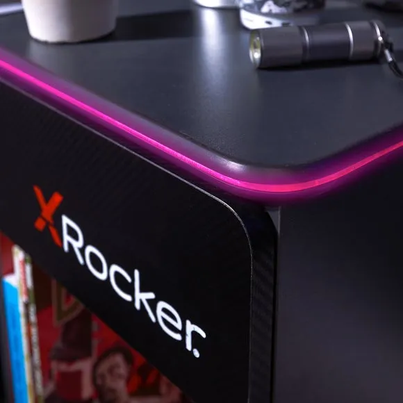 Return - X Rocker Carbon Tek Bedside Table with Wireless Charging 5