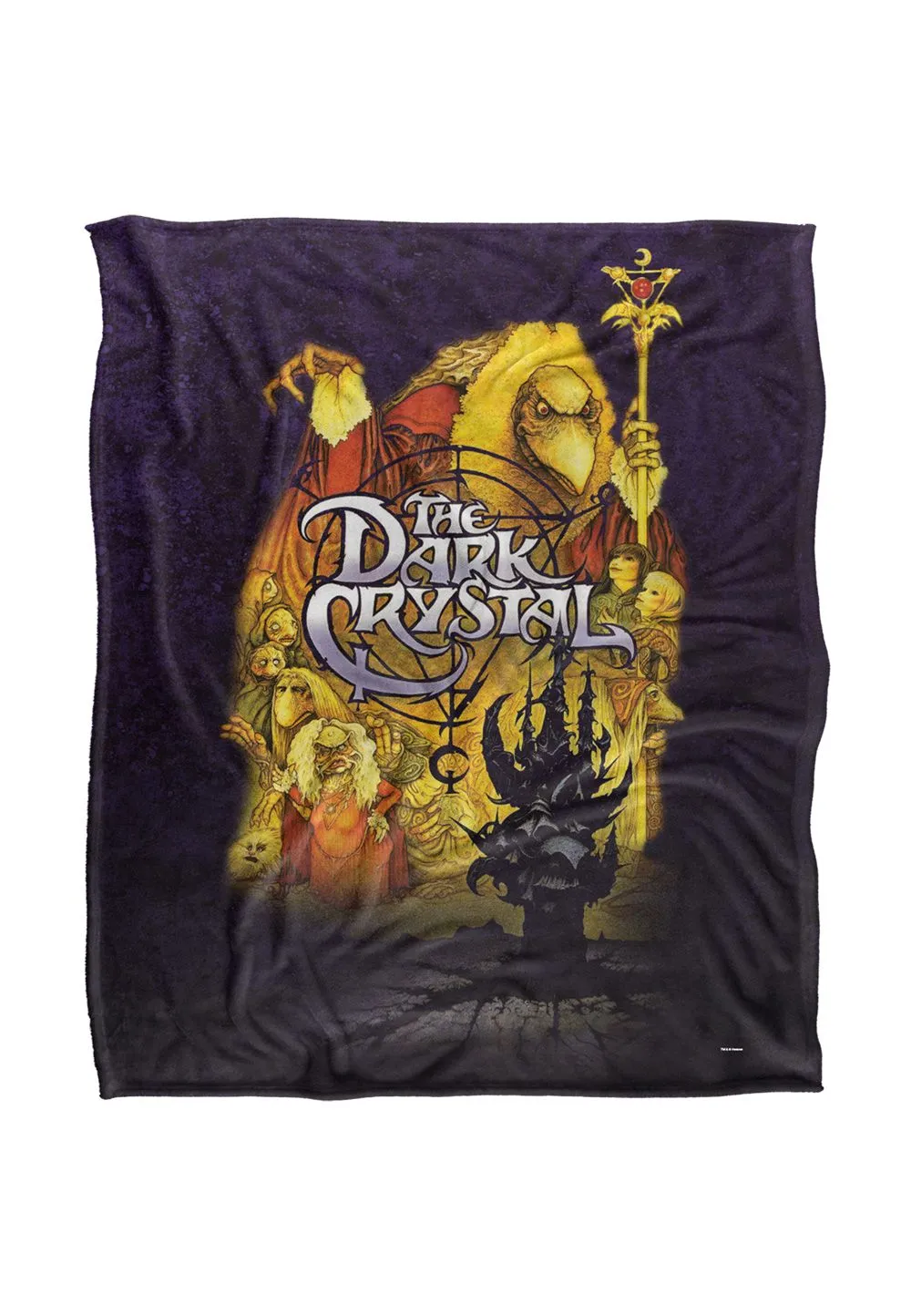 Jim Henson Dark Crystal Poster Silky Touch Super Soft Throw Blanket 152 X 127 cm in White