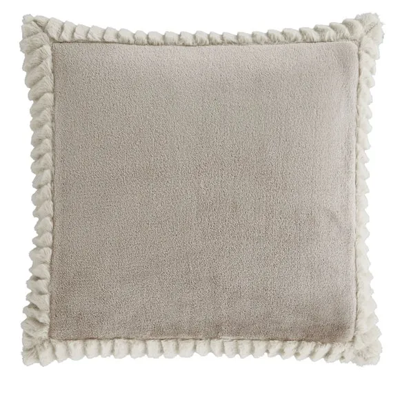 Catherine Lansfield Faux Velvet Cushion 1
