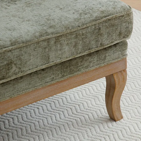 Esme Distressed Chenille 2 Seater Sofa 5