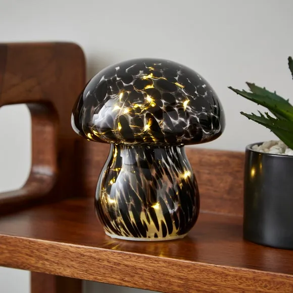 Mini Mushroom Glass LED Table Lamp 1