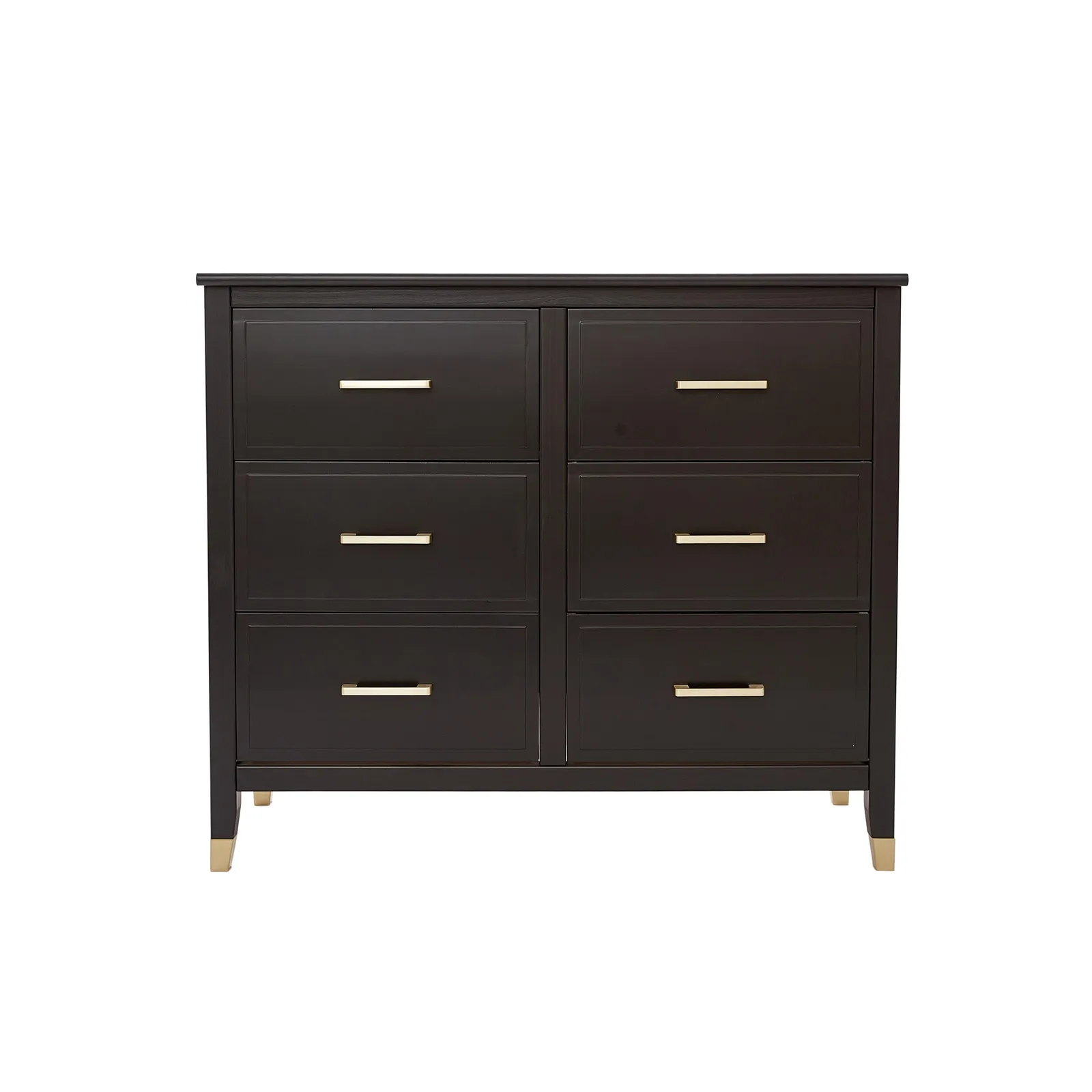 Cabinet Bits Palazzi 6 Drawer Chest of Drawers in Black 2