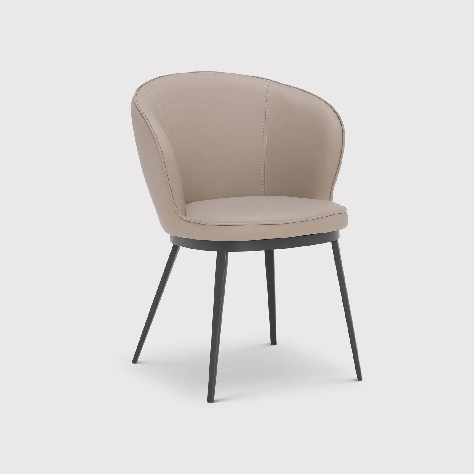 Quebec Dining Chair With Arms, Neutral | Barker & Stonehouse