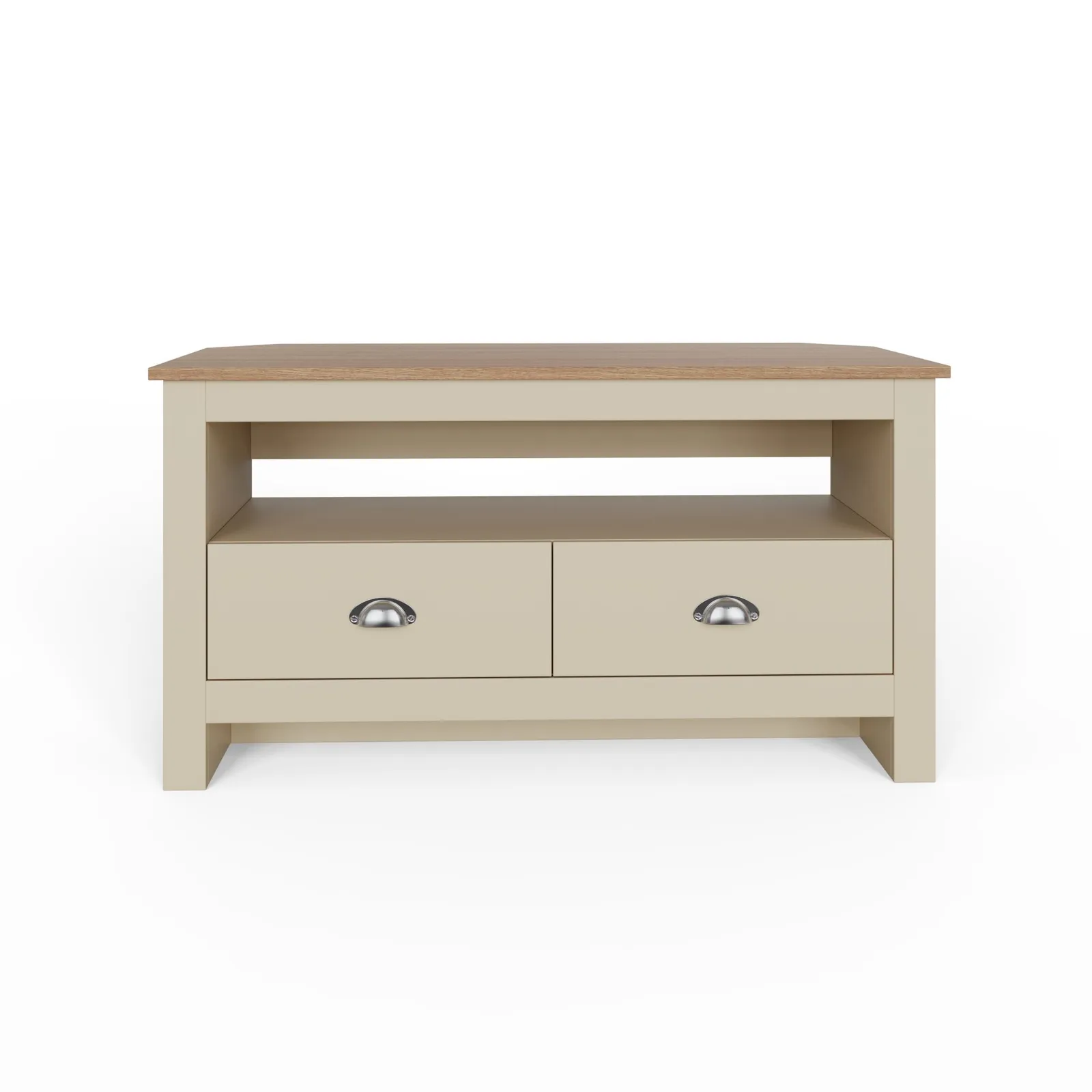 GFW Lancaster Corner TV Unit in Cream 5