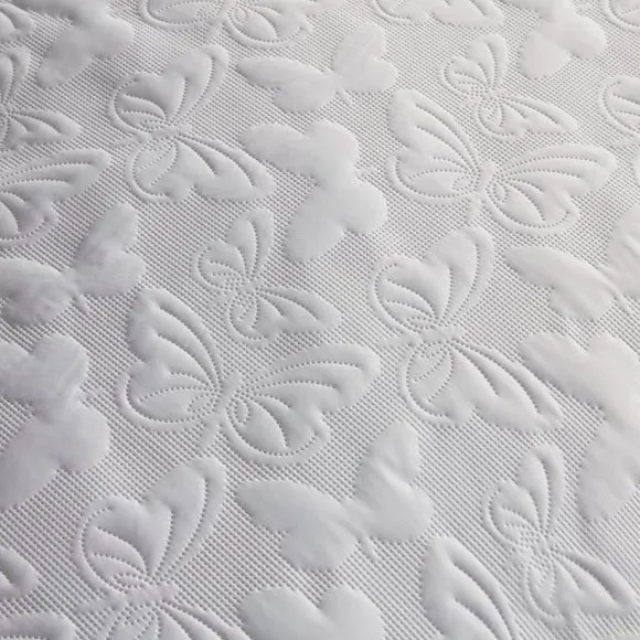 Serene Butterfly Garden White Duvet Cover and Pillowcase Set 5