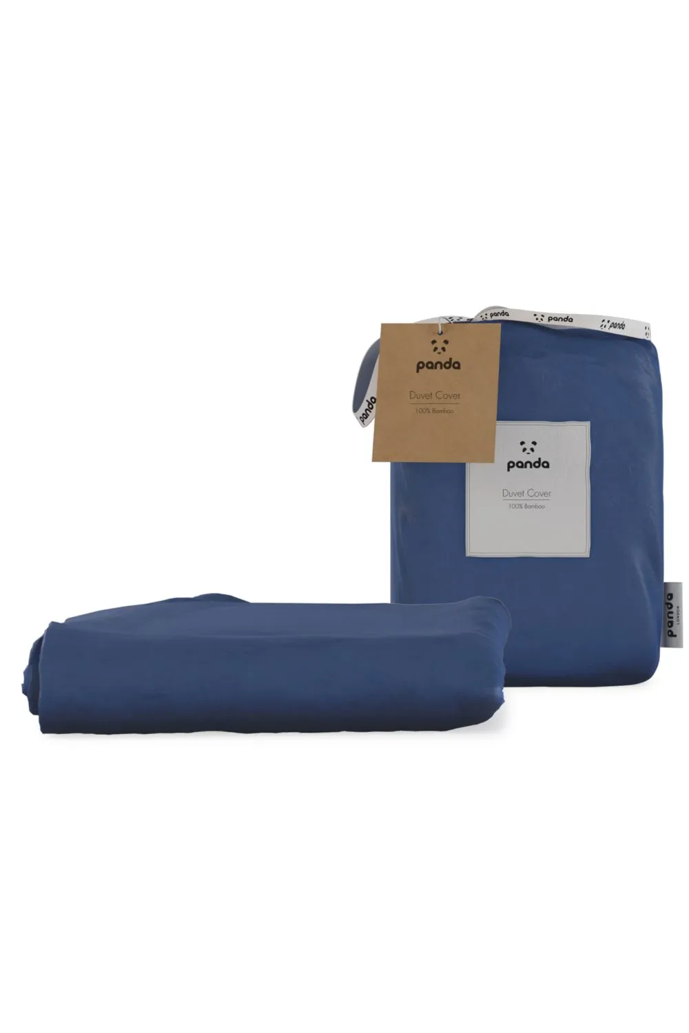 Panda London 100% Bamboo Duvet Cover in Navy 2