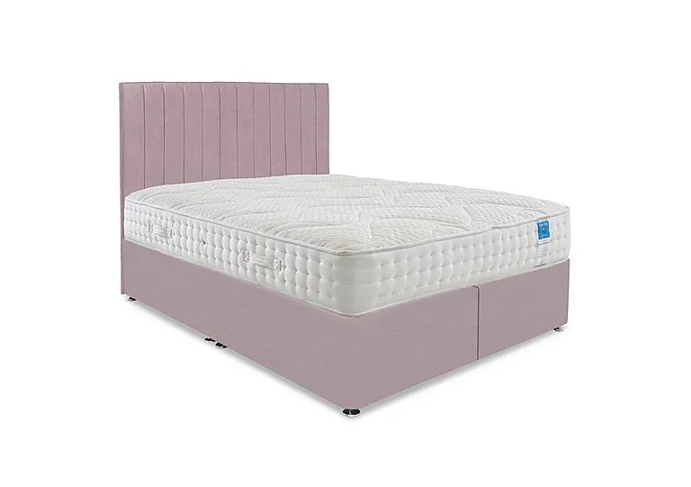Luxury Firm Divan Set - Super King - Plush Lilac