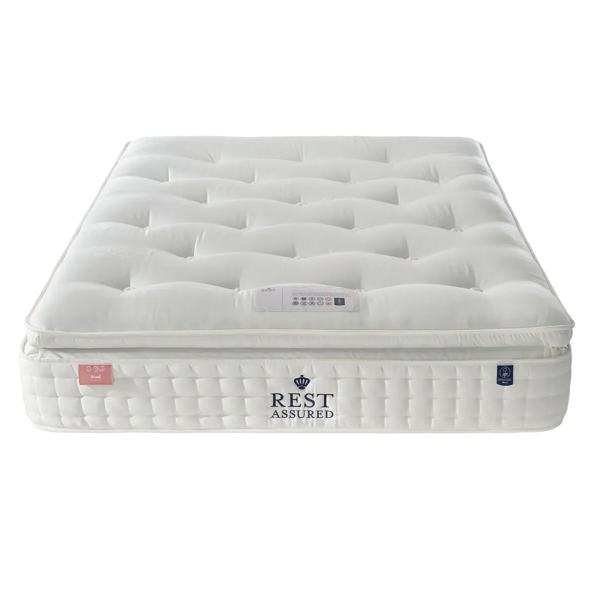 Rest Assured Milldale 3000 Pocket Wool Mattress - King - Firmer