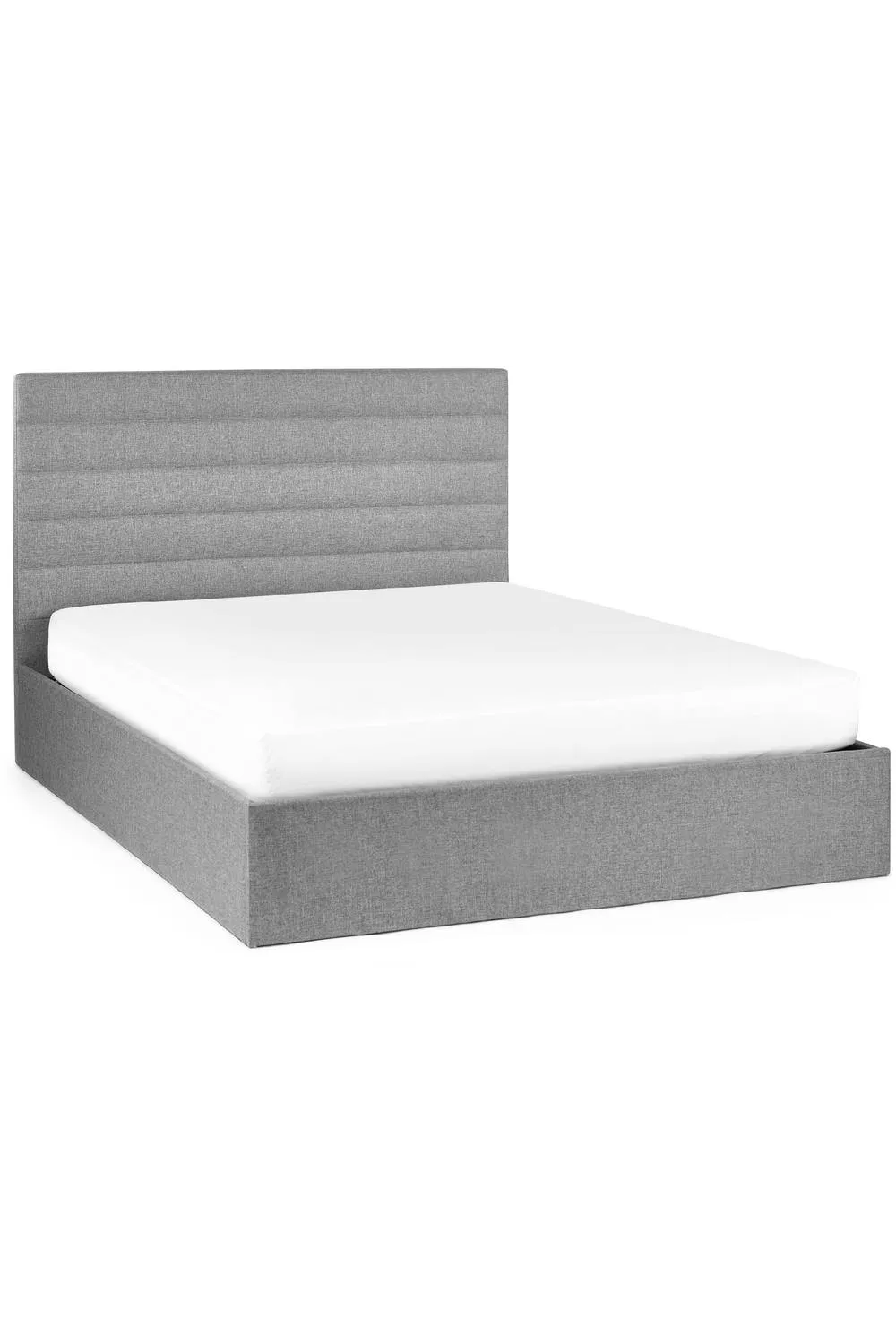 Julian Bowen Merida Upholstered Ottoman Storage Bed in Grey 4