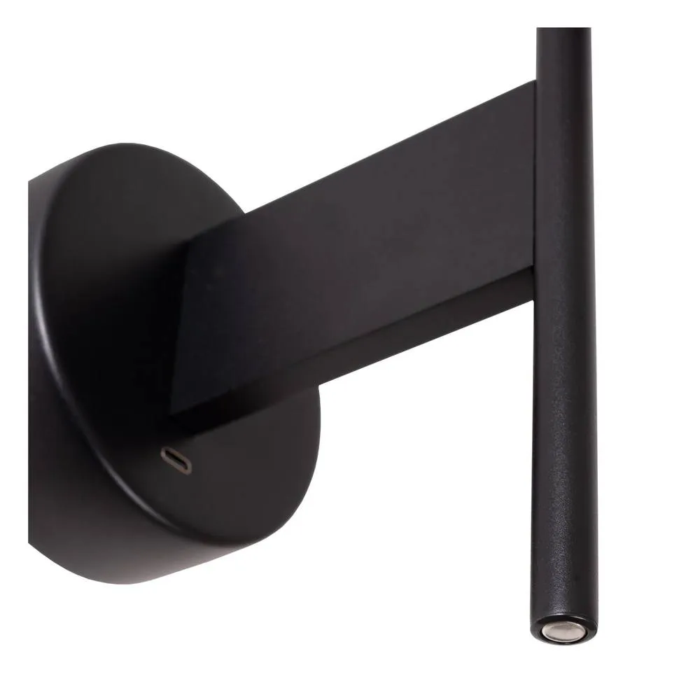 Netlighting Magic Wall light 1xE27 With USB charging point Black 5