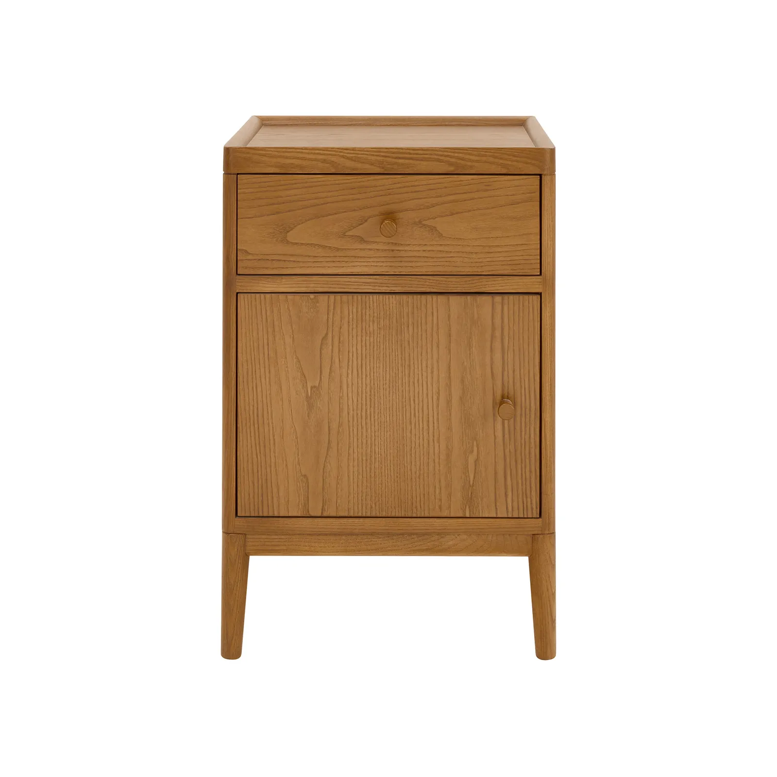 Ercol Salina Bedside Cabinet, Neutral Wood | Barker & Stonehouse 3