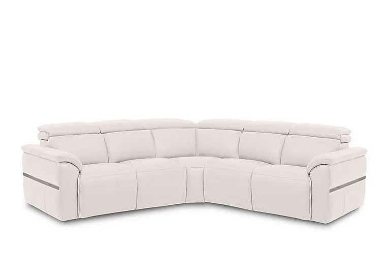 Dolomite Large Leather Corner Sofa