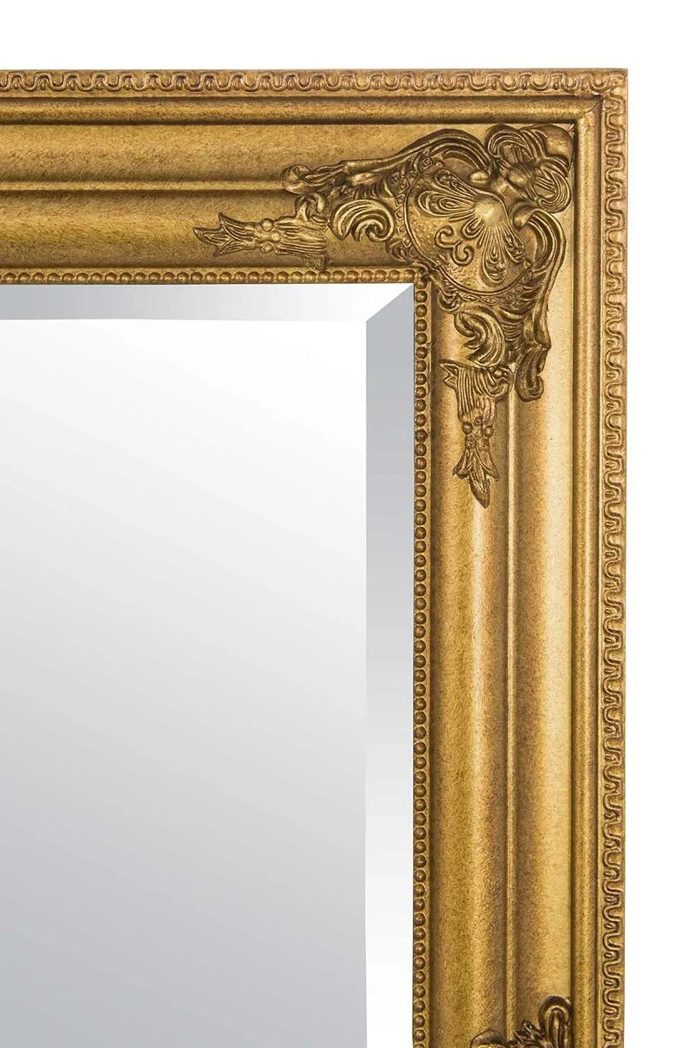 MirrorOutlet 'Austen' Gold Elegant Full Length Wall Mirror 160cm x 73cm 3