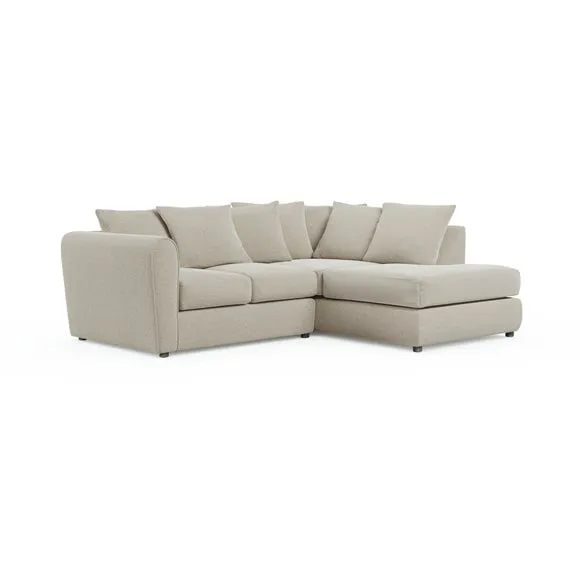 Blake Basket Weave Texture Corner Chaise Sofa 6