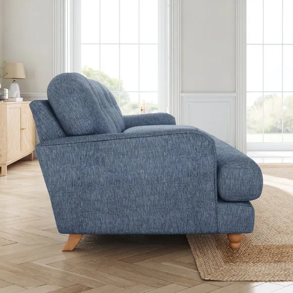 Martha Faux Linen 3 Seater Sofa 2