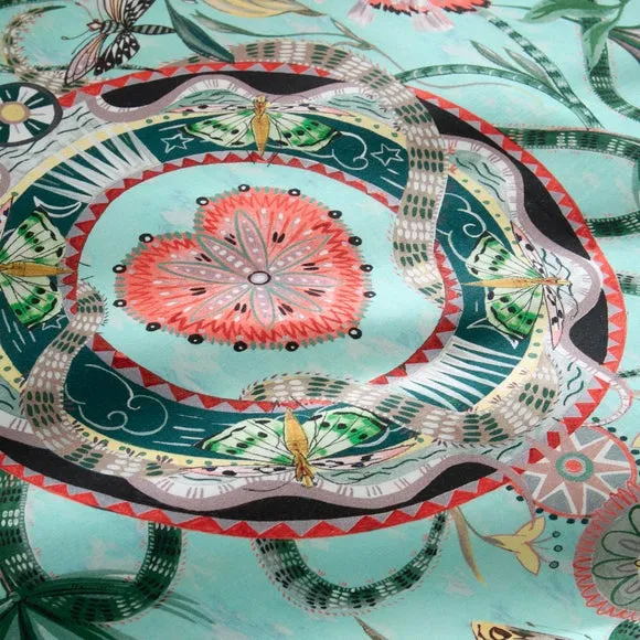 Matthew Williamson Mother Amazon 100% Cotton Duvet Cover & Pillowcase Set 4