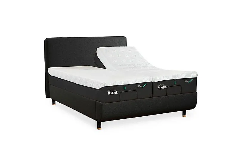 Arc Adjustable Disc Bed Frame with Form Headboard - King Size
