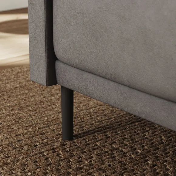 Amali Corner Dining Bench, Faux Leather 4
